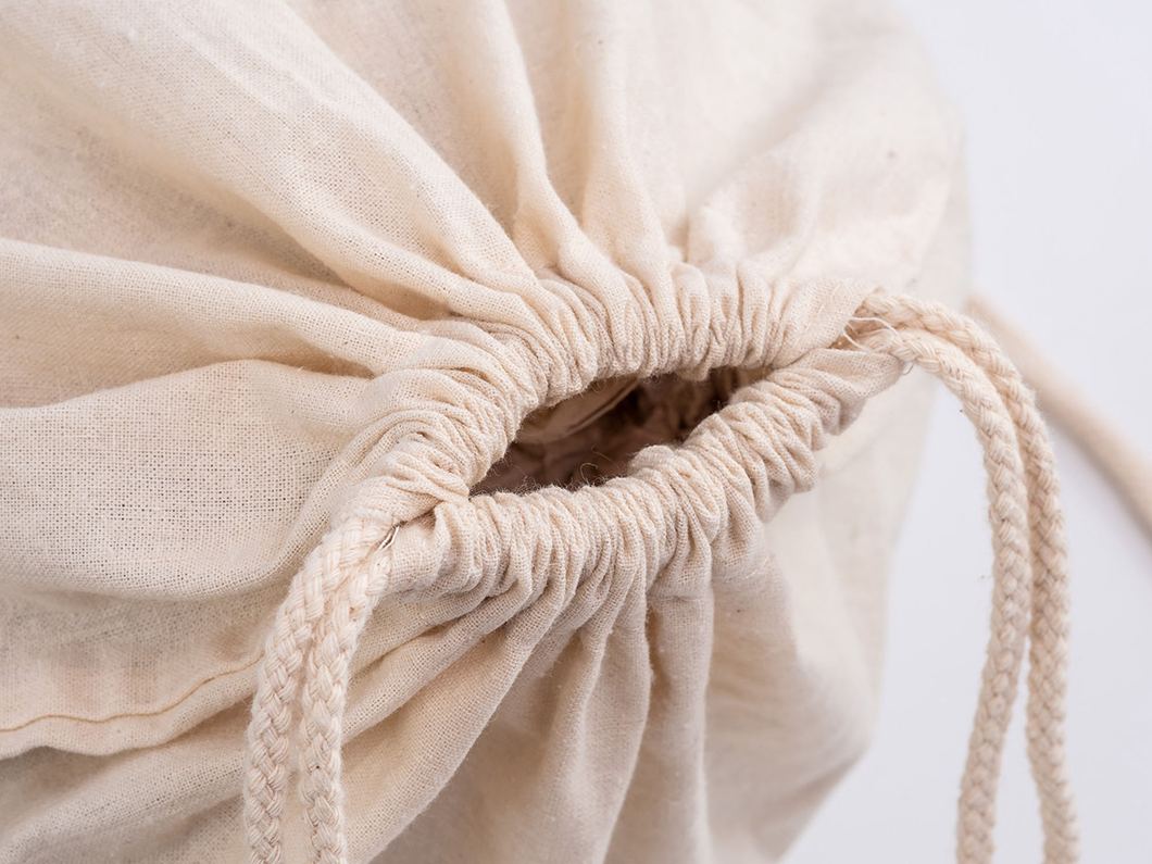 Lightweight Cotton Drawstring Backpacks - View 4