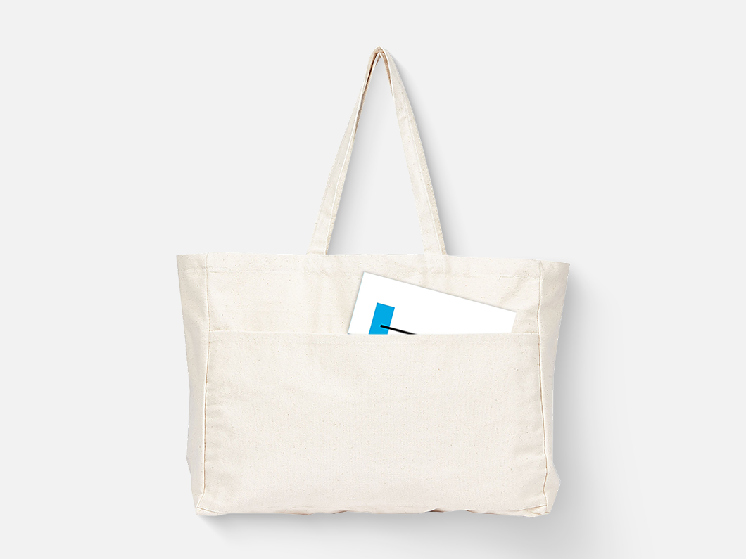 Oversized Canvas Tote Bag - View 2