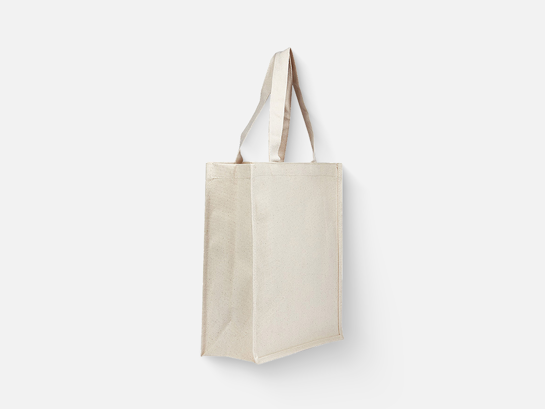 Structured Canvas Tote Bag - View 2