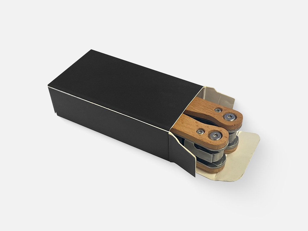 Beechwood Handle Multi-Function Folding Tool - View 5