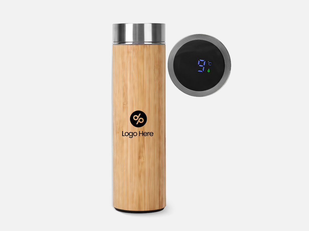 Bamboo 15oz Smart Temperature Vacuum Bottle - View 2