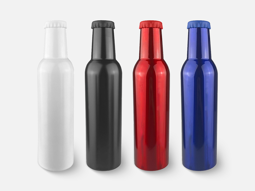 15oz Beer Bottle Shape Vacuum Insulated Stainless Steel Water Bottle