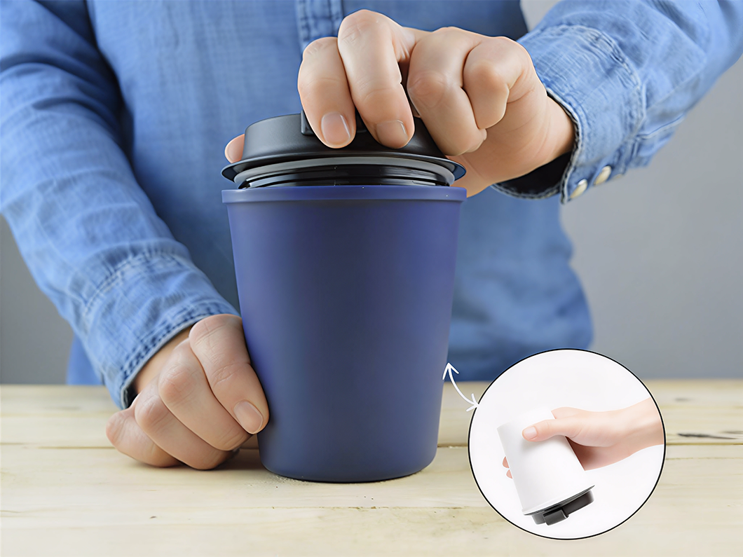 10oz PP Reusable Coffee Cup - View 5