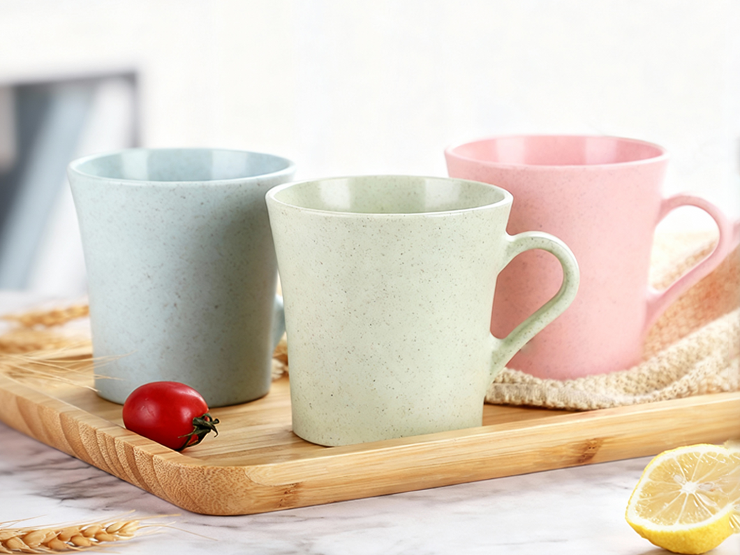 9.5oz Wheat Straw Fiber Cup