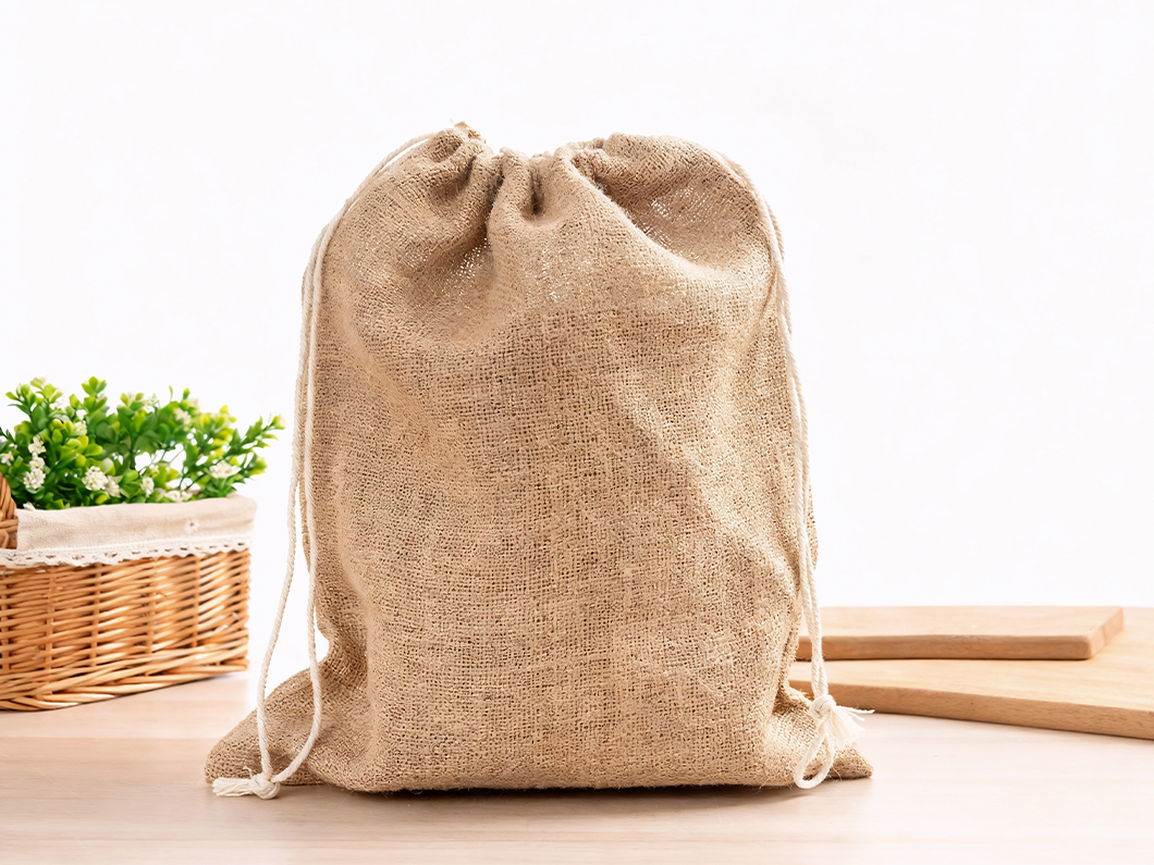 Jute Drawstring Pouches - View 2