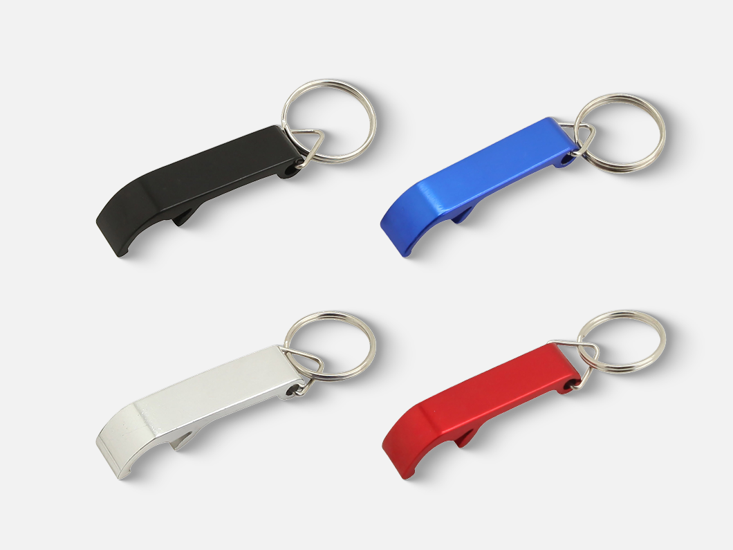 Aluminum Bottle Opener Keychain - View 1