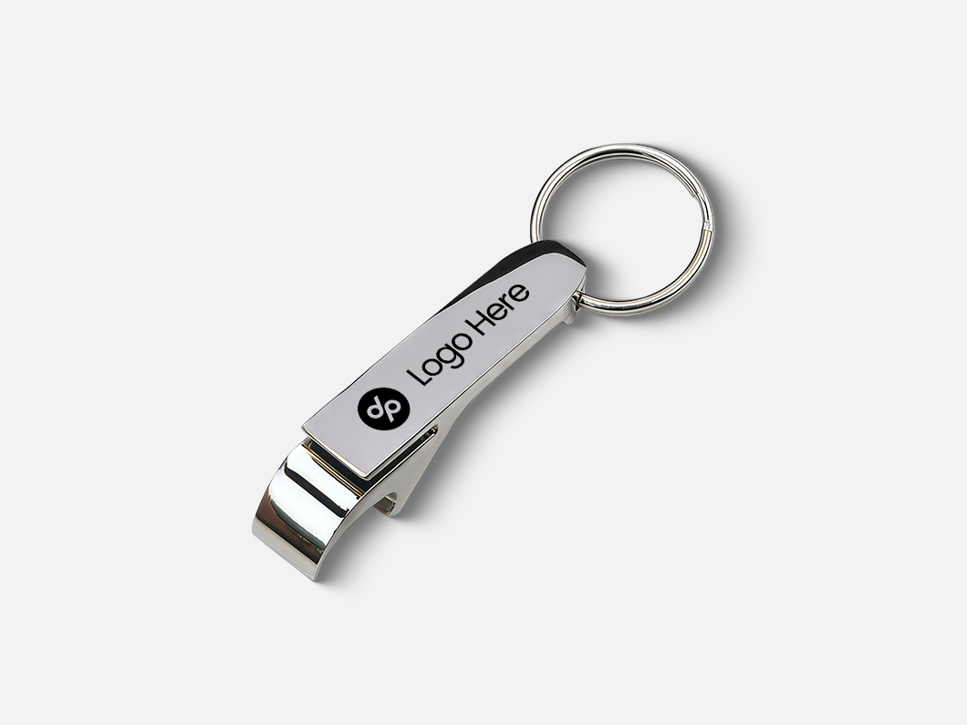 Zinc Alloy Bottle Opener Keychain
