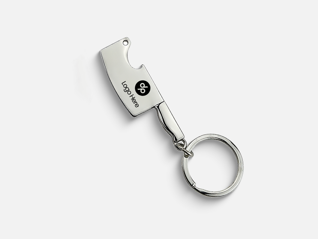 Knife-Shaped Bottle Opener Keyring - View 1
