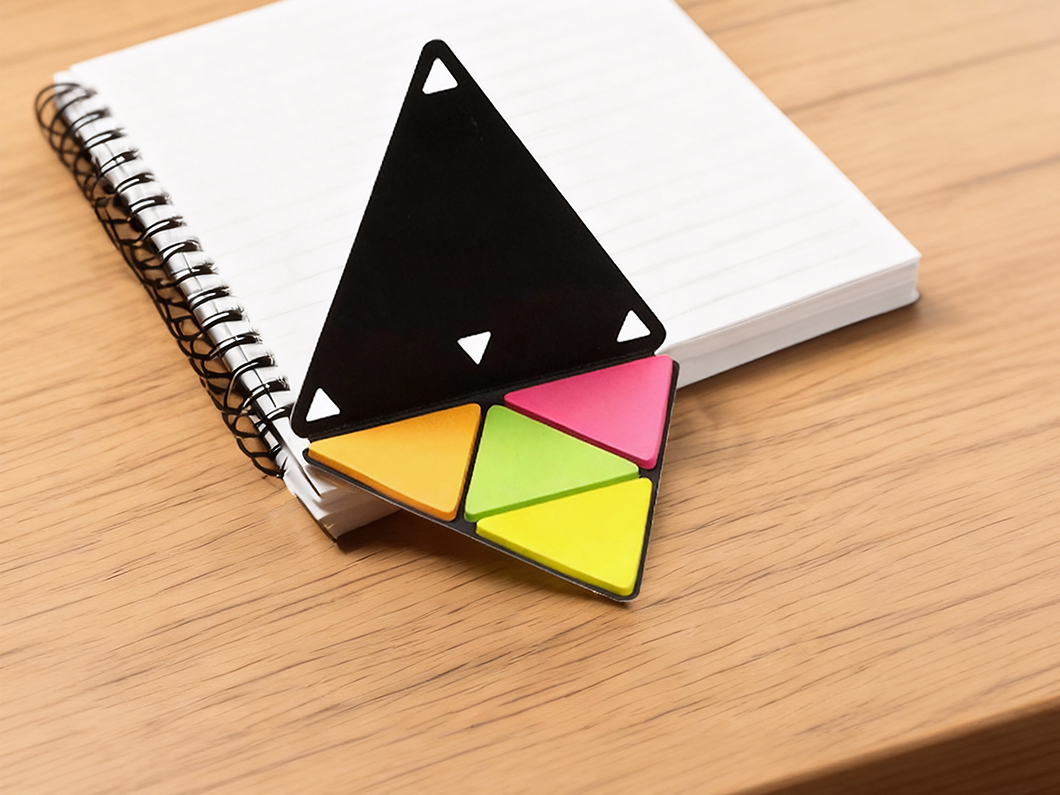 Triangle Sticky Notes Set - View 1