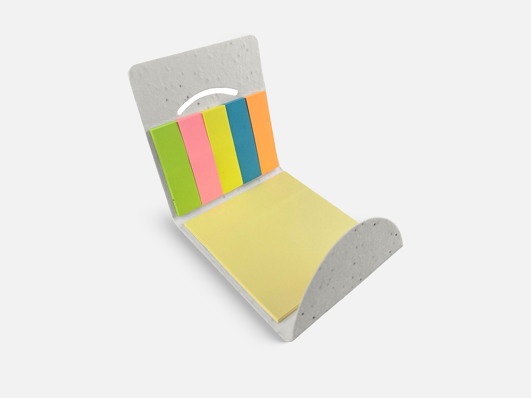 Plantable Seed Paper Sticky Note Pad - View 2