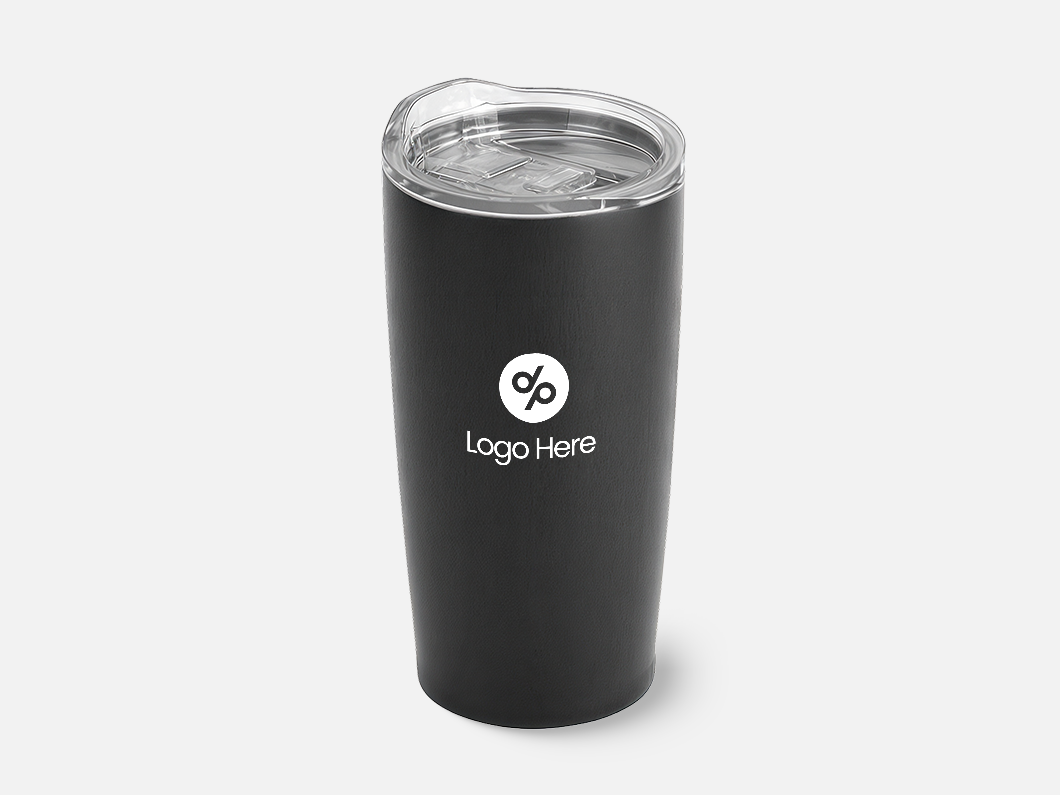 20oz Insulated Car Mug with Clear Lid - View 3