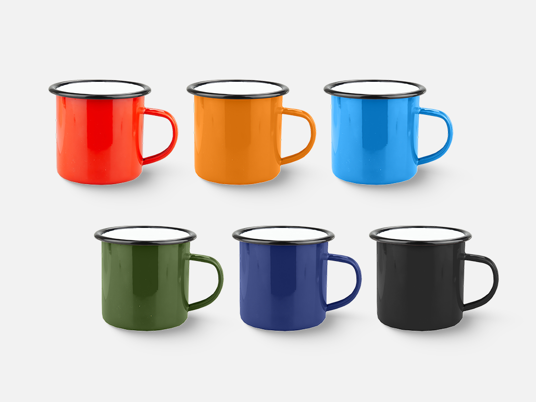 Vintage 12oz Enamel Mug - View 1