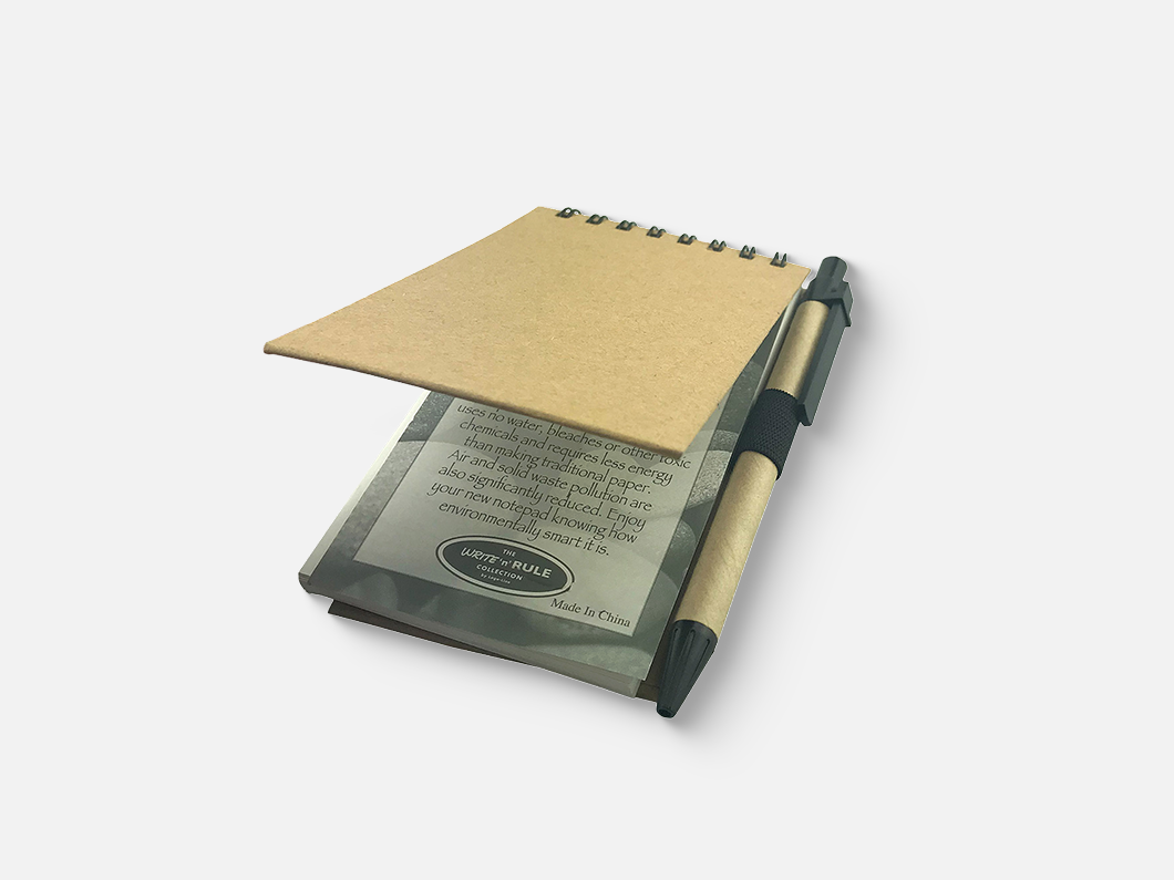 Stone Paper Spiral Pocket Notebook - View 1