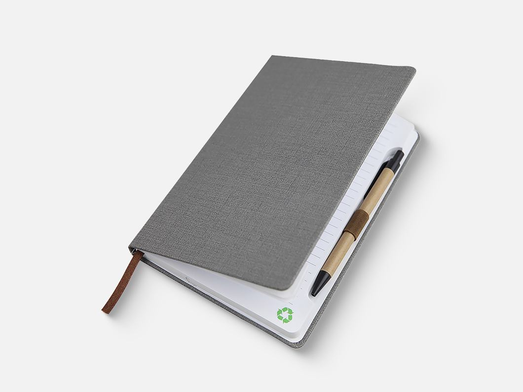 Textured PU Notebook with Elastic Band