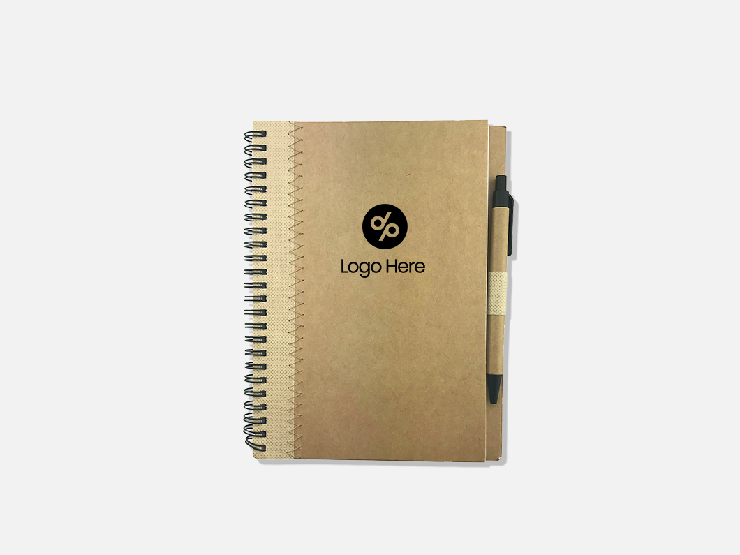 Recycled Paper Spiral Notebook - View 2