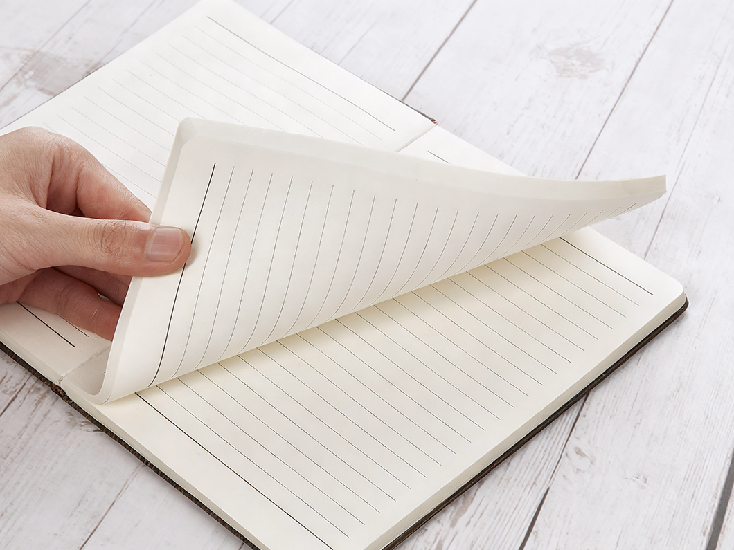 Wood Grain Hardcover Journal - View 3