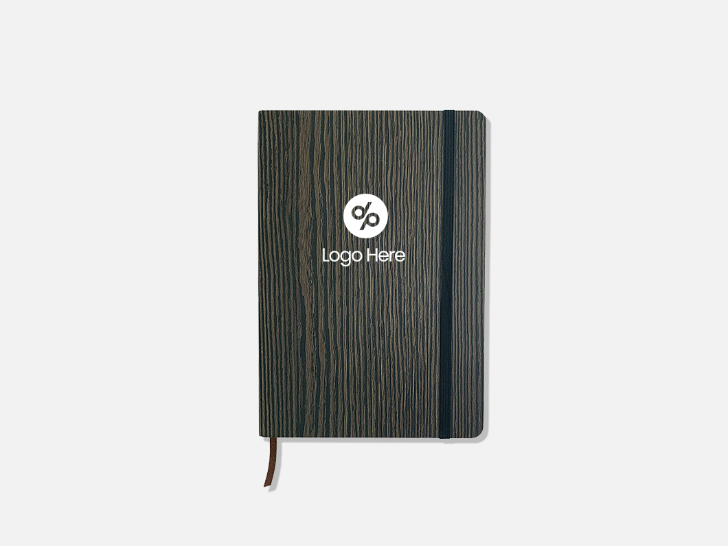 Wood Grain Hardcover Journal - View 4