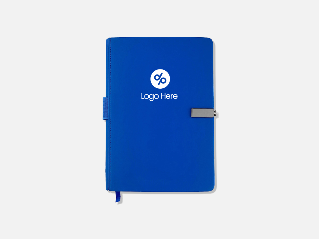 PU Notebook with Lined Pages - View 5