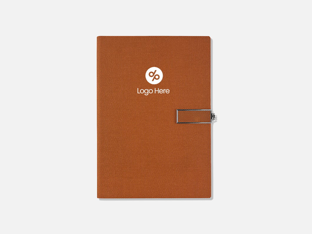 Linen-Textured PU Journal - View 2