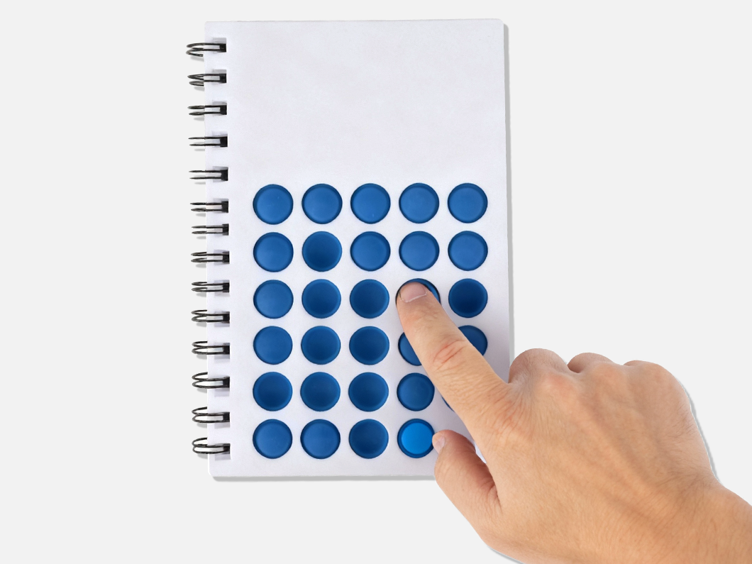 Notebook with Lined Pages - View 1