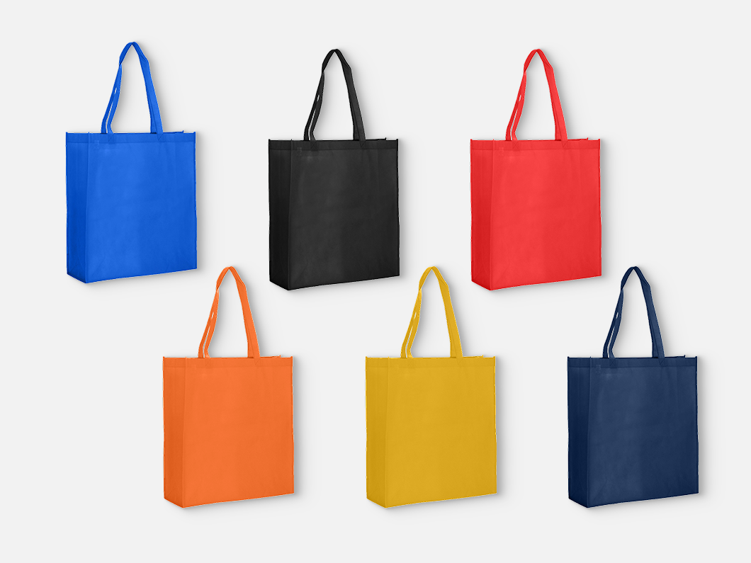 Non-Woven Long Handle Tote Bag - View 2
