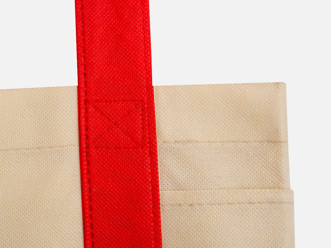 Non-Woven Tote Bag with Contrast Handles - View 5