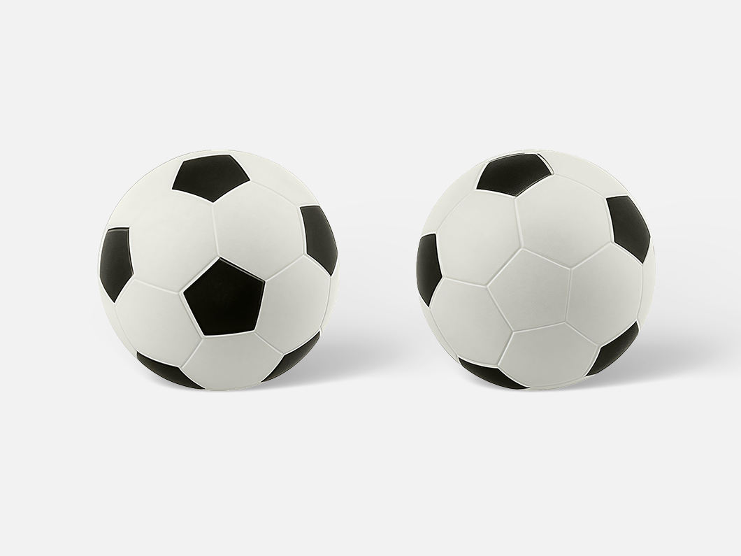 Soccer Stress Ball - View 1