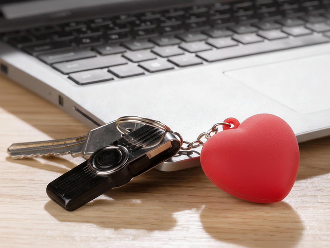 Heart Stress Reliever Keychain