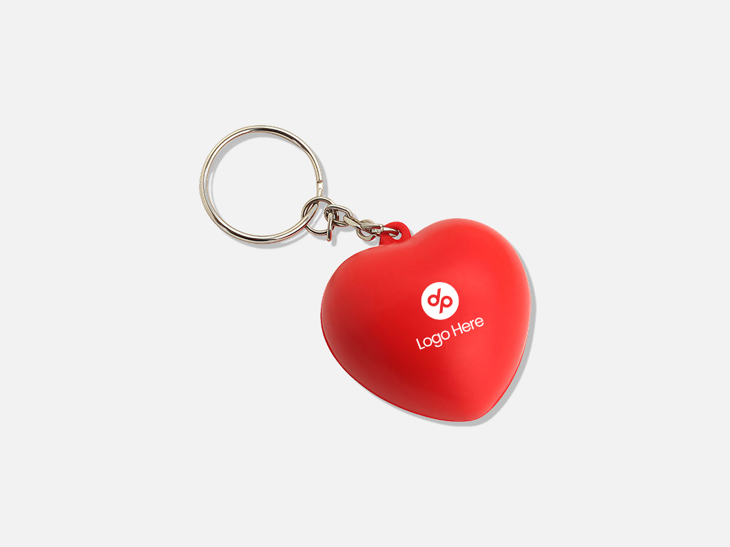 Heart Stress Reliever Keychain - View 2