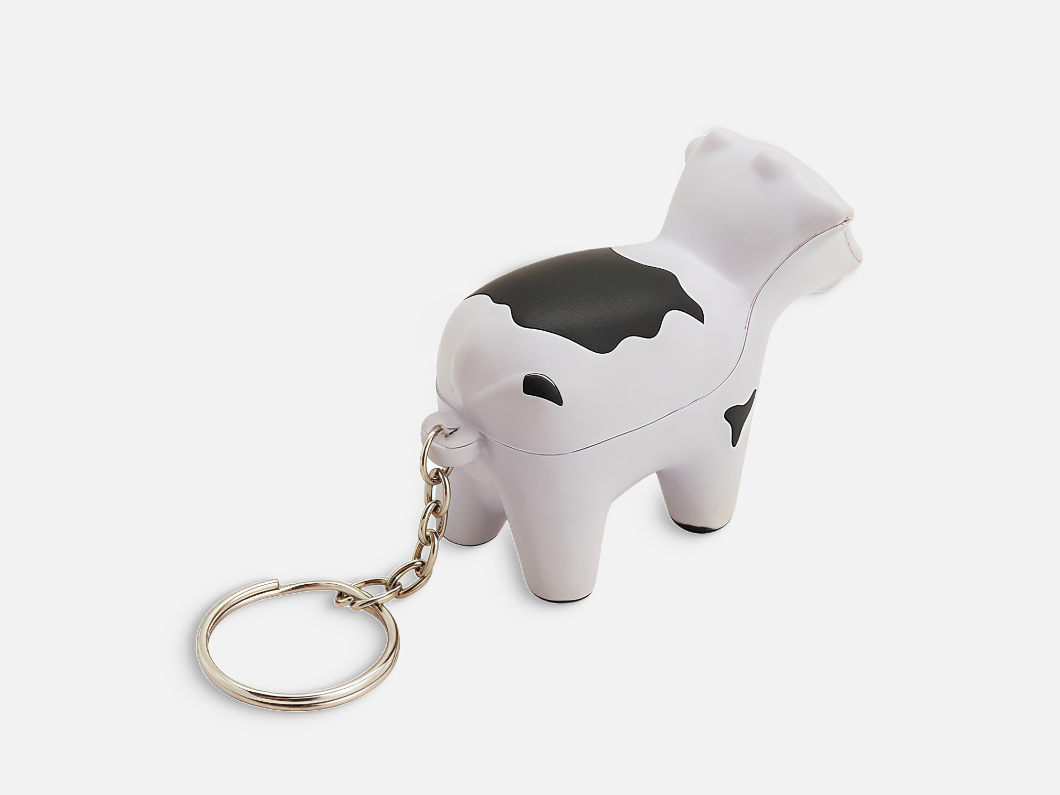 Cow Stress Reliever Keychain - View 3