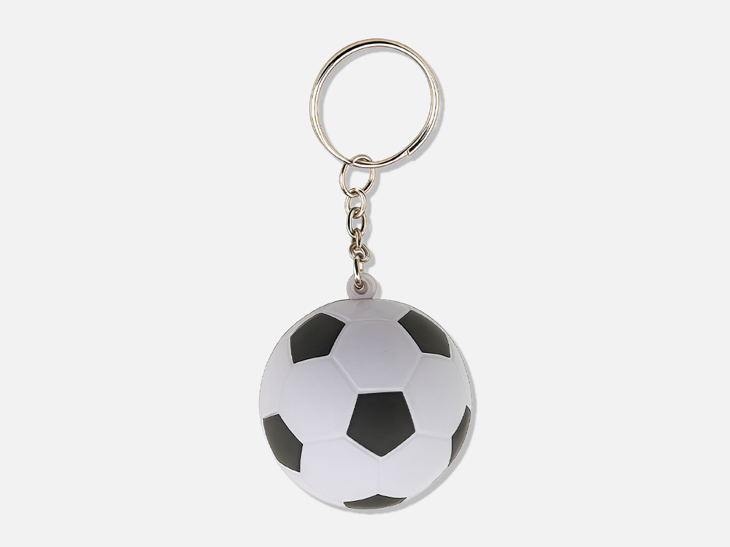 Soccer Ball Stress Reliever Keychain