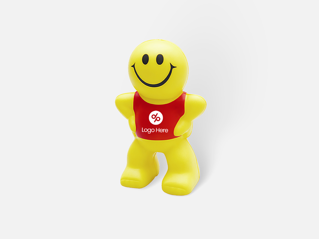 Smiley Little Man Stress Reliever - View 1