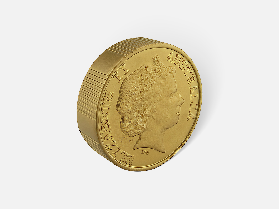 Gold Coin Stress Reliever - View 1