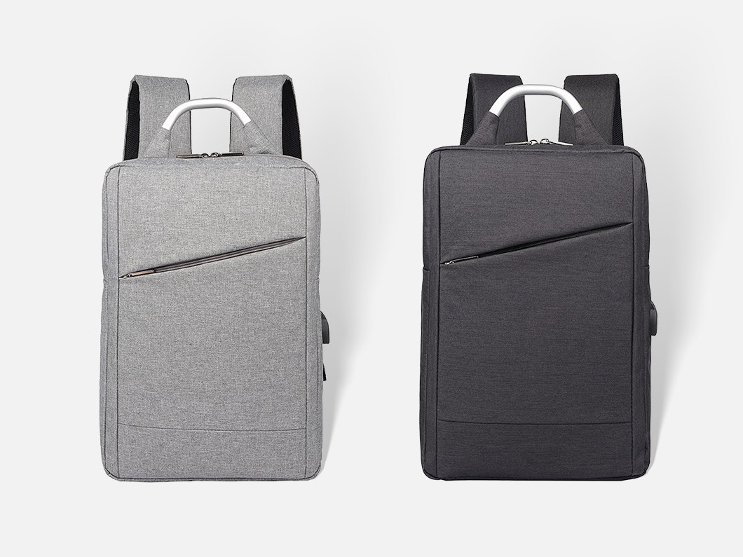 Minimalist Business Laptop Backpack with USB - View 6