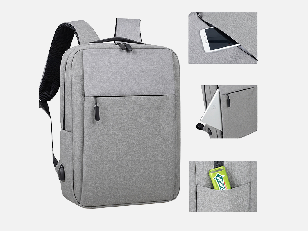 Commuter Laptop Backpack with USB Charging - View 3