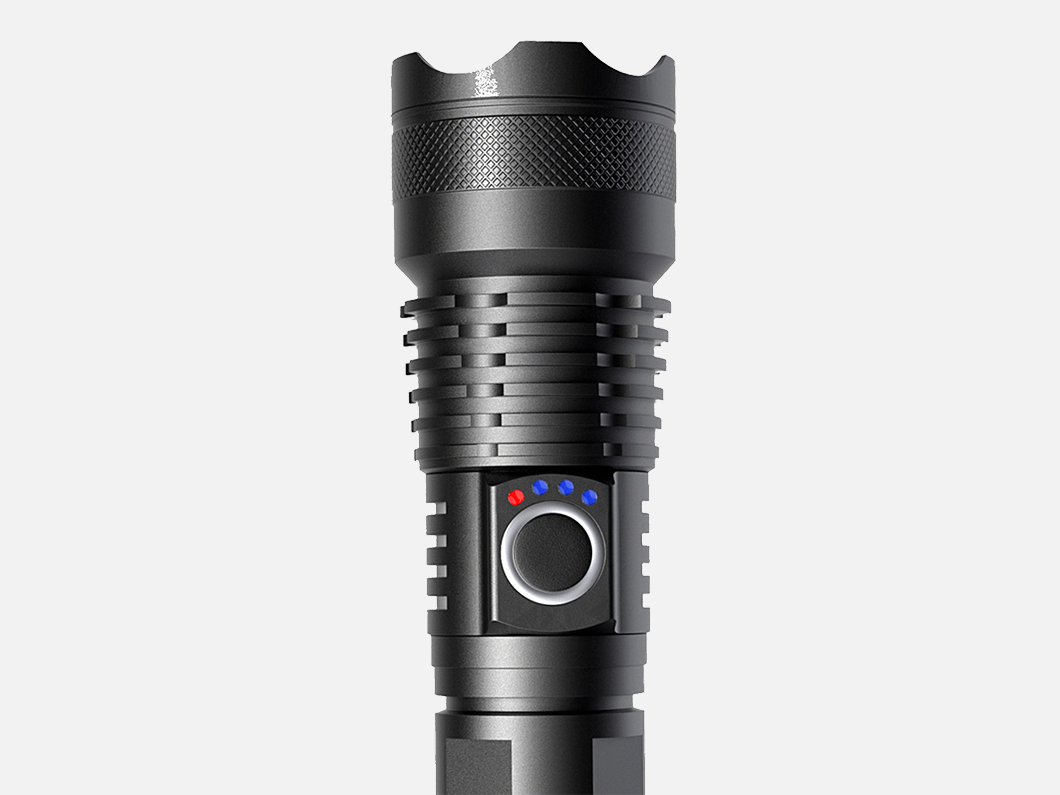 High-Power LED Flashlight - View 3