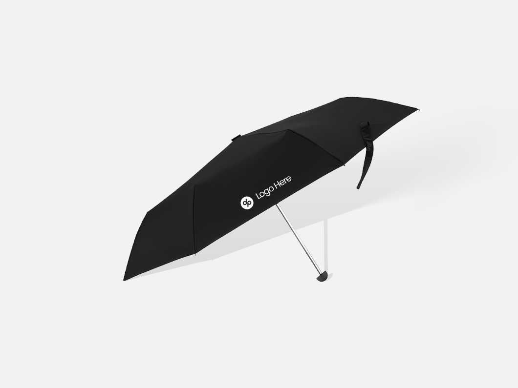 Tri-Fold Compact Umbrella with Hard Shell Case - View 4