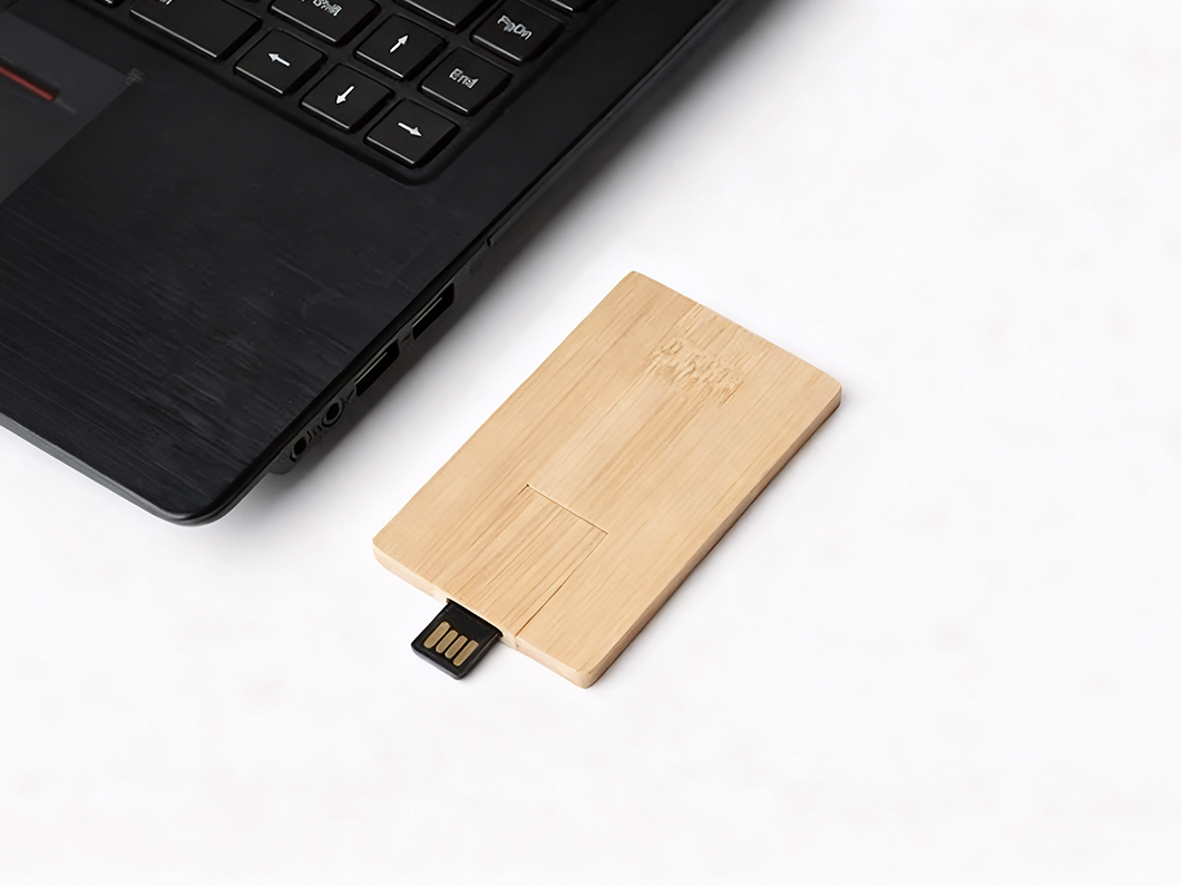 Bamboo Card USB Flash Drive