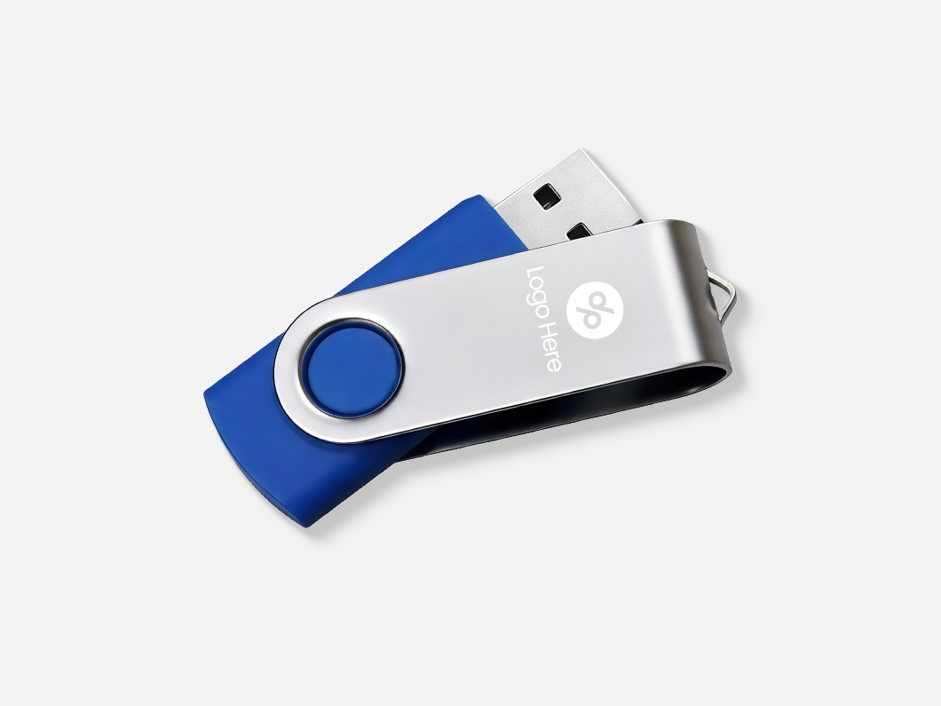 Metal Swivel USB 2.0 Flash Drive - View 4
