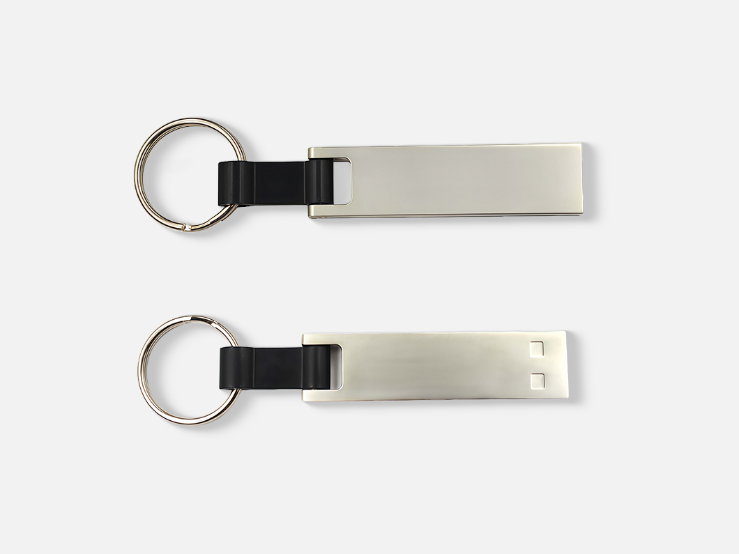 Metal USB 2.0 Flash Drive Keychain