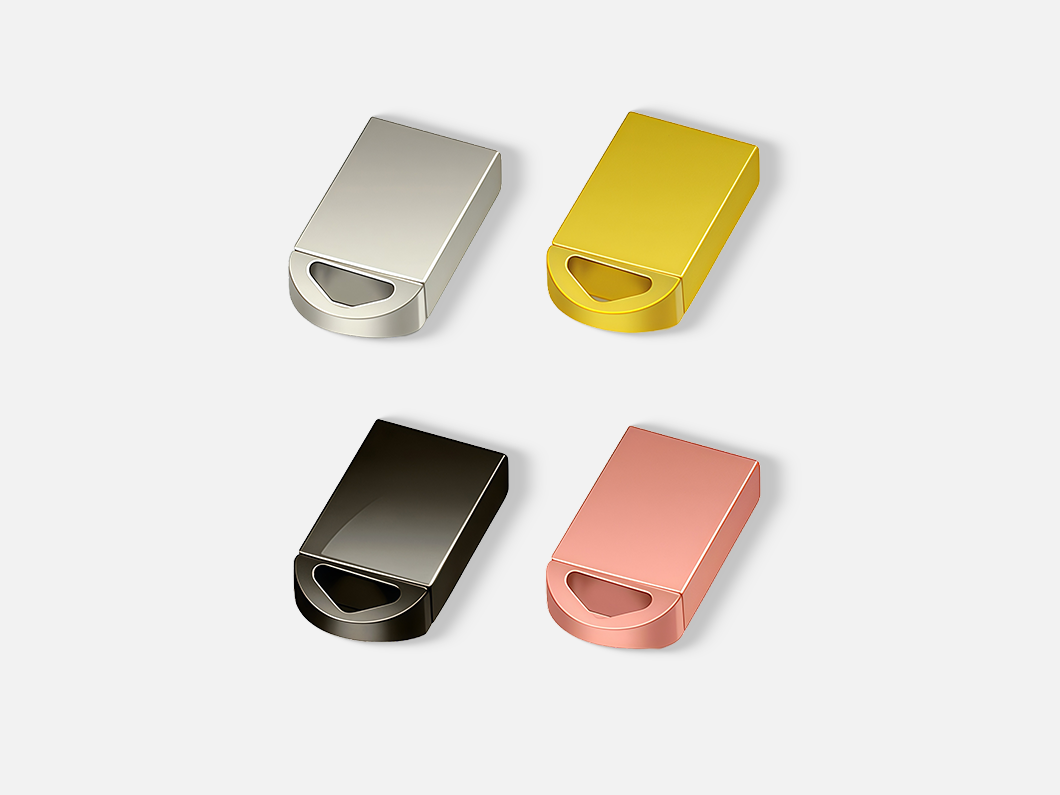Metal Mini USB 2.0 Flash Drive - View 1