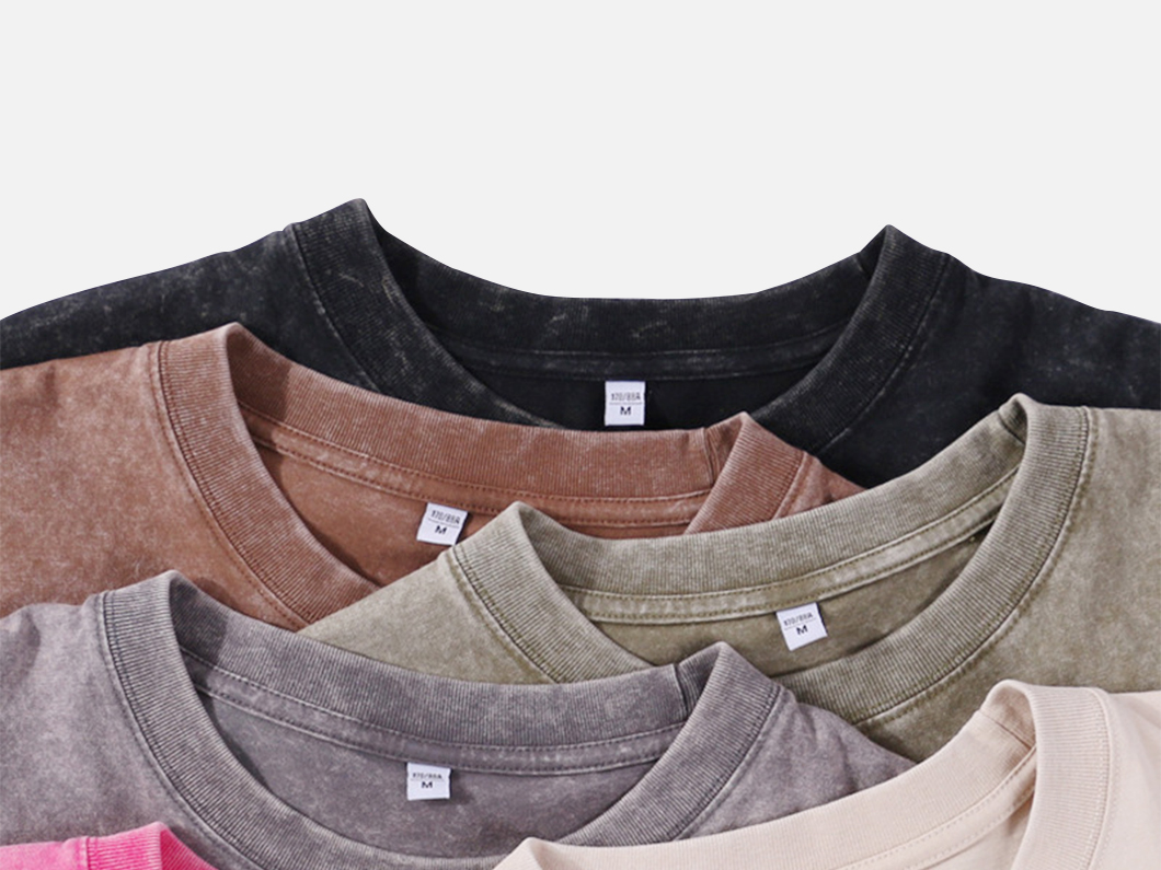 Premium Washed Cotton T-Shirt - View 4