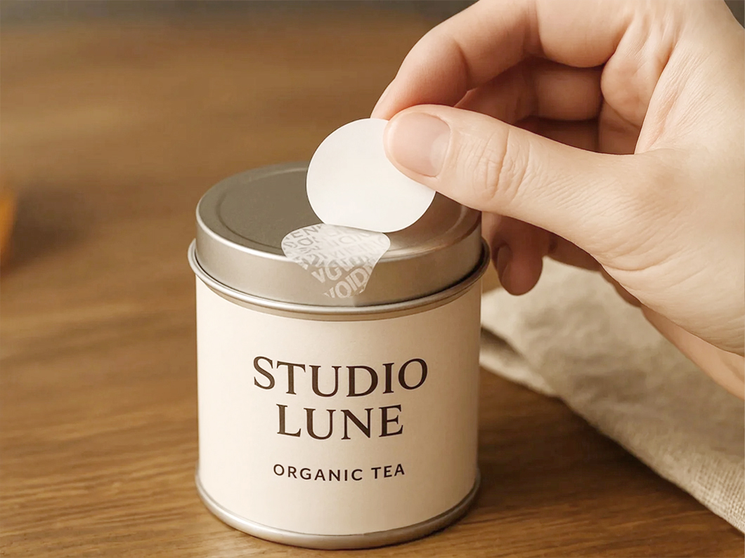 Tamper-Evident Labels - View 3
