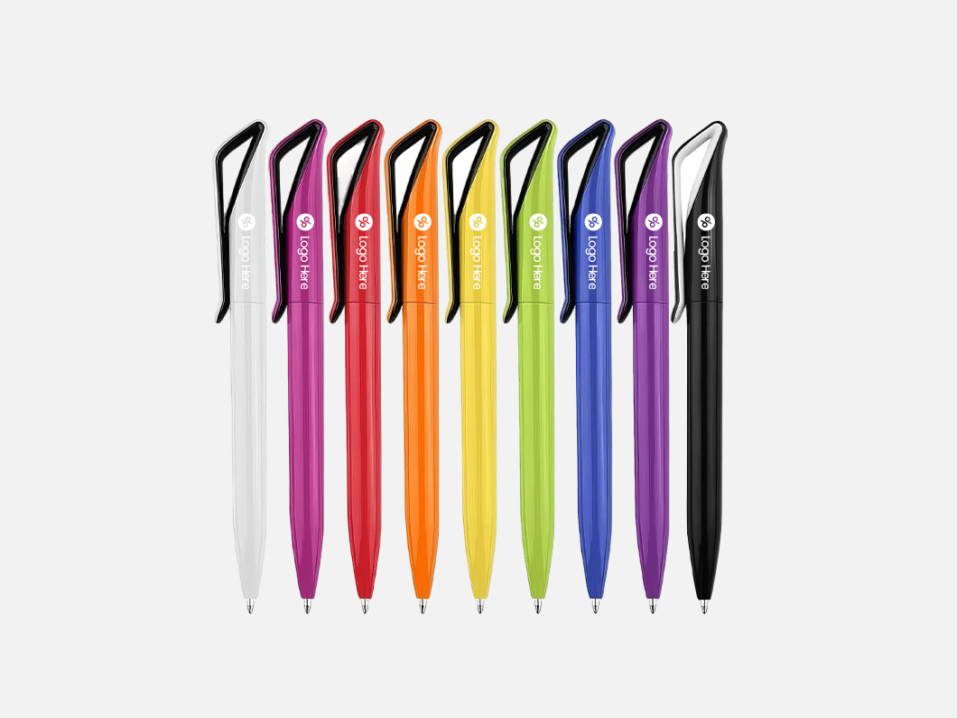 Triangle Clip Twist Ballpoint Pen
