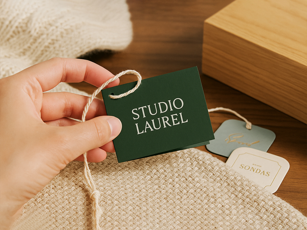 Folded Hang Tags - View 1