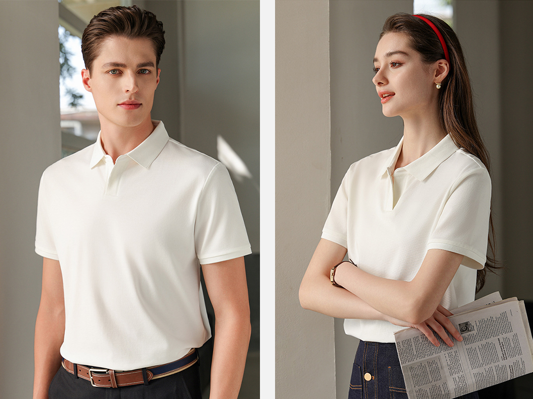 Minimal Pique Polo Shirt - View 5