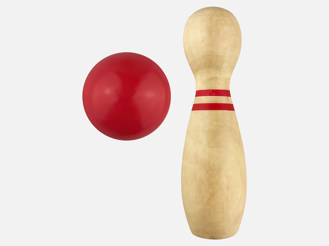 Wooden Bowling Set