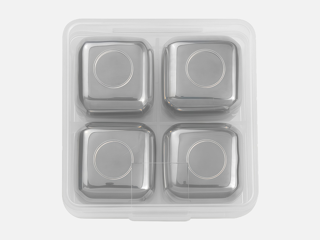 FrostCube Stainless Steel Ice Cubes