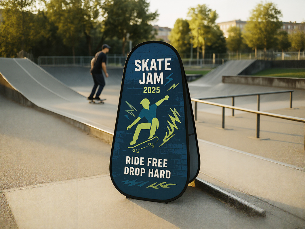 Vertical Pop Out Banners - View 2