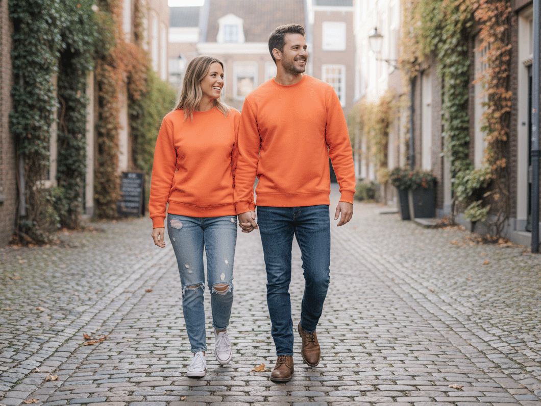 Unisex Cotton Blend Fleece Everyday Sweatshirt - View 2